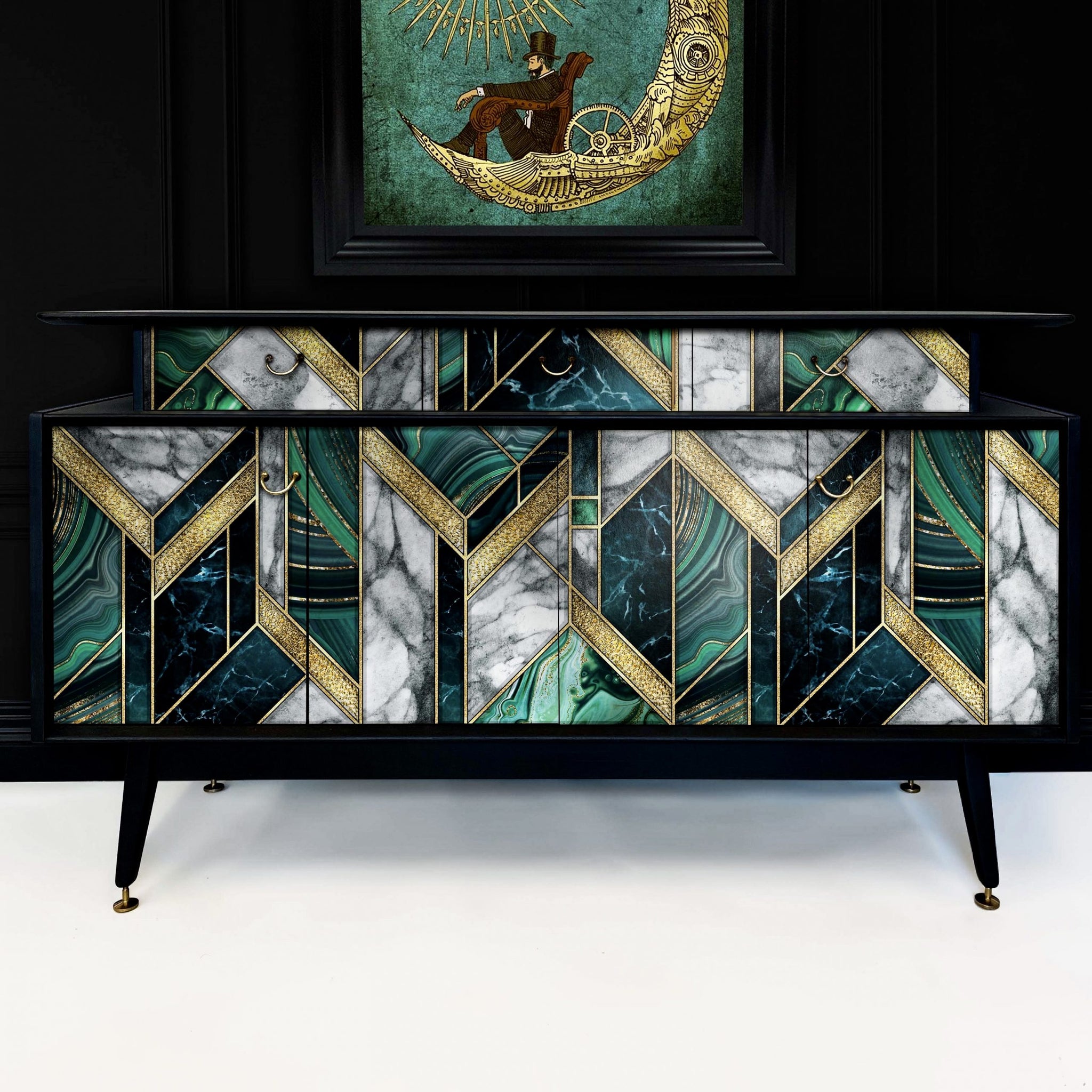 Green and gold deals sideboard